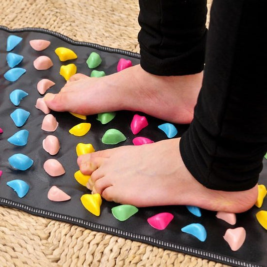 Tapis d'acupression marche pieds nus 
